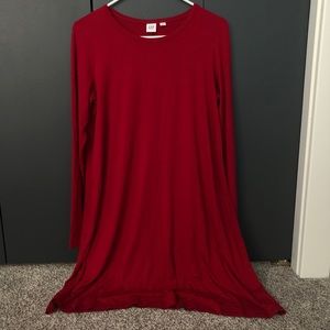 long sleeve t-shirt dress